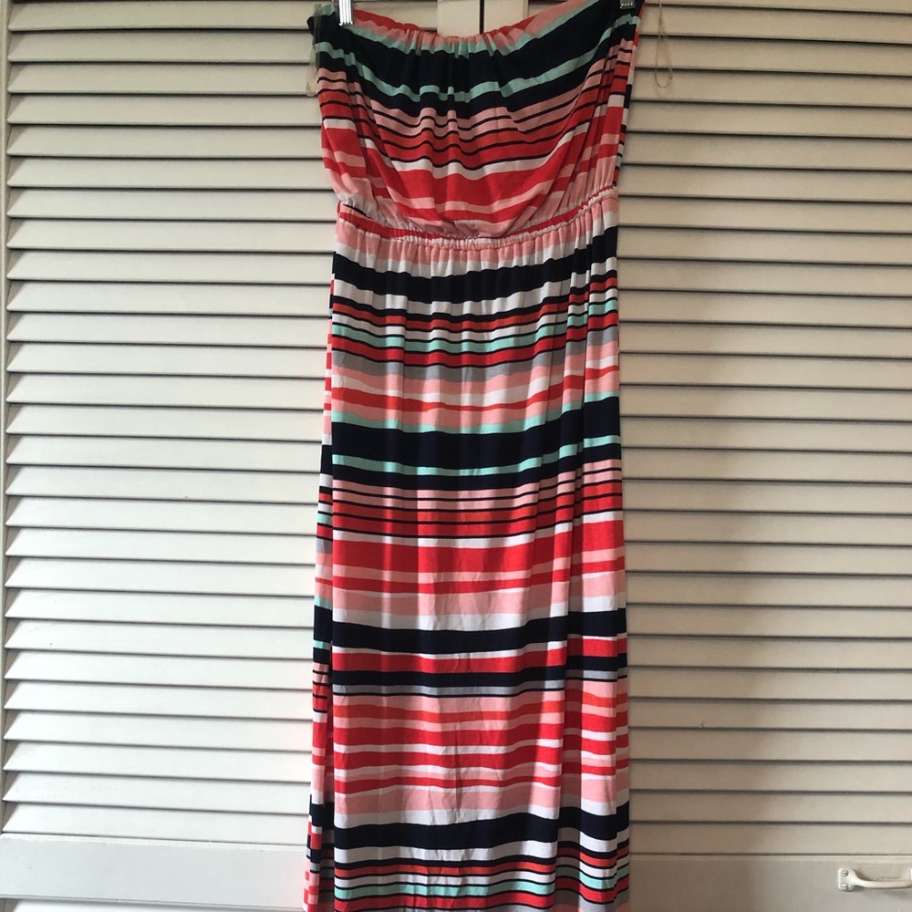 Multi Stripe Maxi Dress